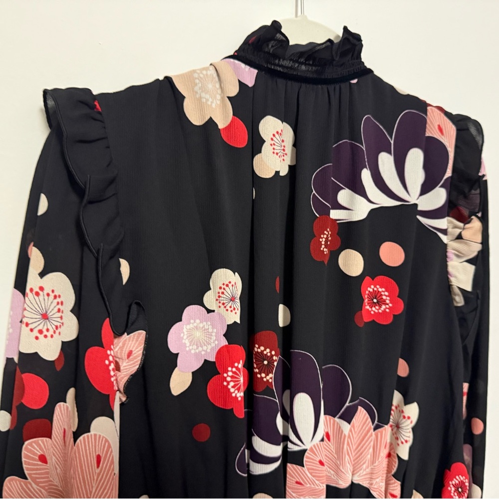 NWOT 16 Ann Taylor Beautiful long sleeve midi dress, NEW, never used. No tags - Picture 3 of 15